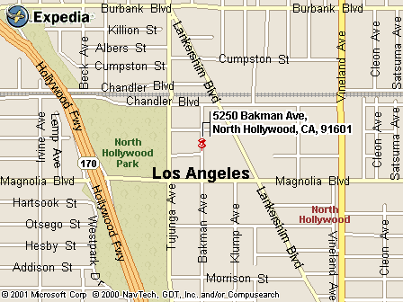 Lankershim And Magnolia Map